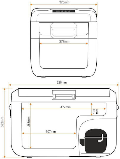 Yolco Nx30 Refrigerator 28L Green