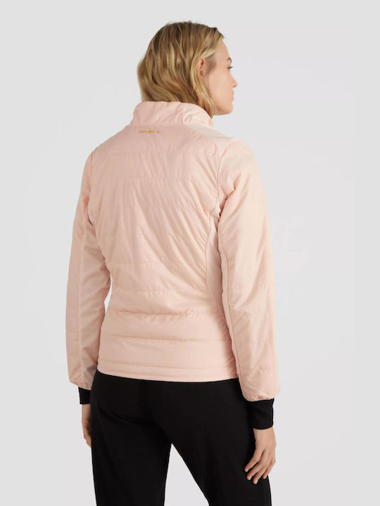 O'neill Women's Hiking Short Sports Jacket Waterproof for Winter Pink