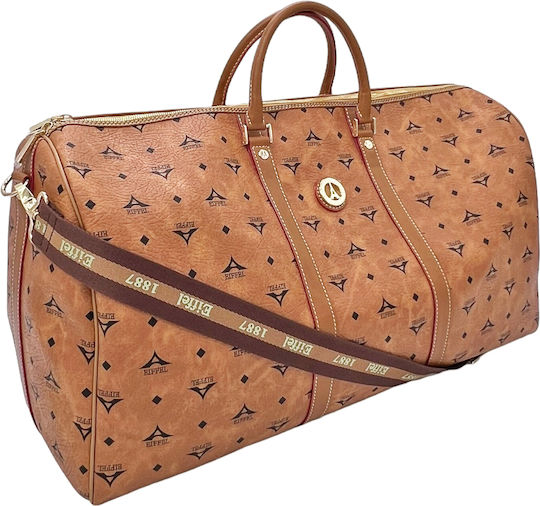 La tour Eiffel Sack Voyage 40lt Tabac Brown made of Artificial Leather L56xW25xH31.5cm