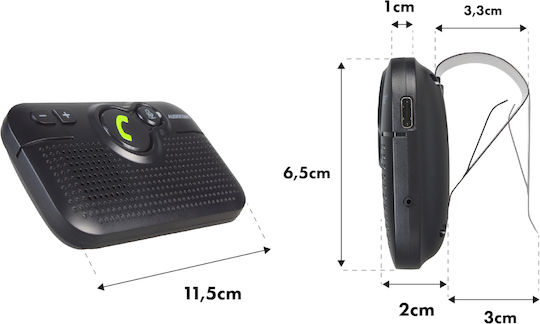 Audiocore Bluetooth Αυτοκινήτου για το Ηχοσύστημα (AUX / με USB θύρα Φόρτισης)