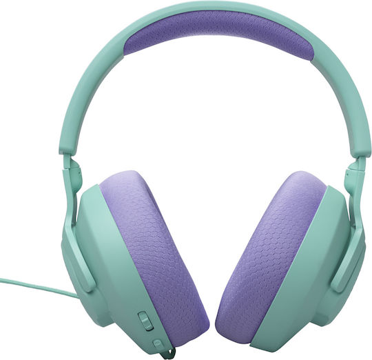 JBL Quantum 100M2 Over Ear Gaming Headset With 3.5 mm Connectivity Blue