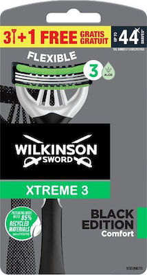 Wilkinson Sword Disposable Razors Single Use with 3 Blades 4pcs