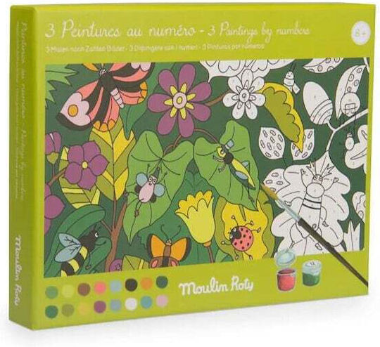 Creative Set Paint By Numbers Botanical Variations Moulin Roty