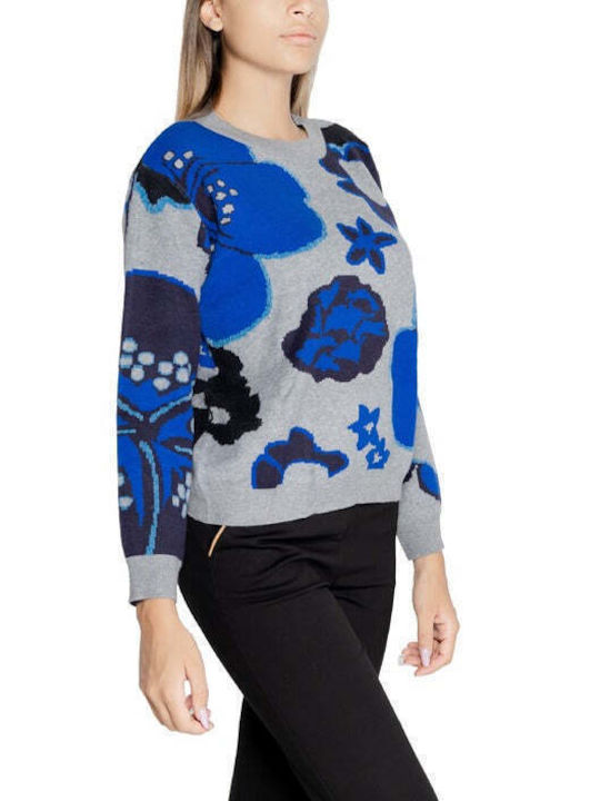 Desigual Winter Women's Blouse Long Sleeve Gray