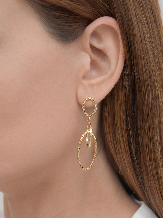 Einzelner Ohrring aus Gold 14K