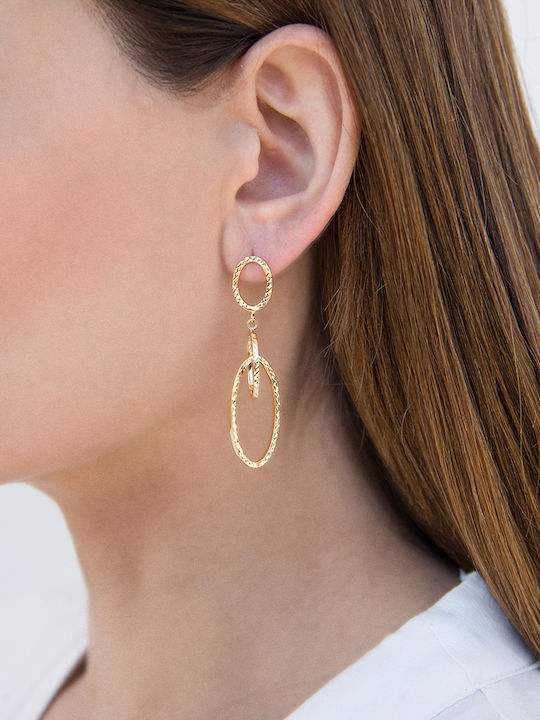 Einzelner Ohrring aus Gold 14K