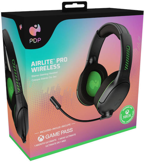 PDP Airlite Pro Ασύρματο Over Ear Gaming Headset με σύνδεση USB for PC / XBOX