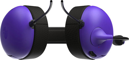 PDP Airlite Ultra Über Ohr Gaming-Headset mit Verbindung 3,5mm Violet für PC / PS4 / PS5