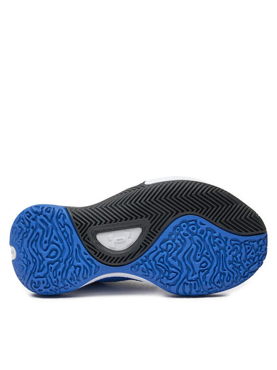 Ps Lockdown 7 Kids Sports Shoes Basketball with Laces Blue