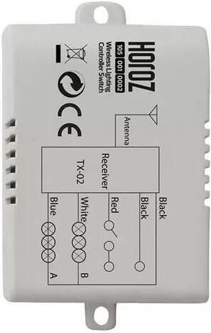 Horoz Electric Ασύρματο Τηλεχειριστήριο RF Επιτοίχιο 105-001-0002