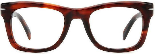 David Beckham Herren Acetat Brillengestell Braun DB 7105 EX4