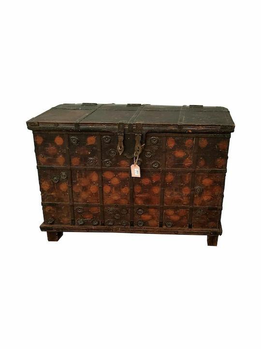 Alexandra House Living Trunks Brown Mango Wood 60 X 80 X 108 Cm