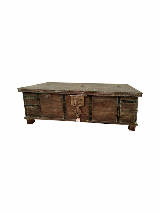 Alexandra House Living Trunks Brown Mango Wood 72 X 50 X 140 Cm