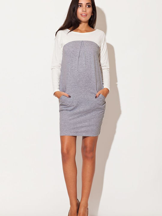 Katrus Mini Dress Gray