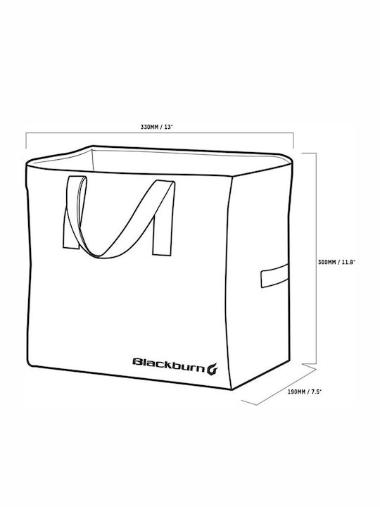 Blackburn 307788-uniw Bicycle Rack Bag Black