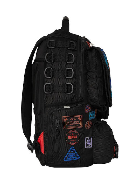 Sprayground School Bag Backpack Junior High-High School in Black color