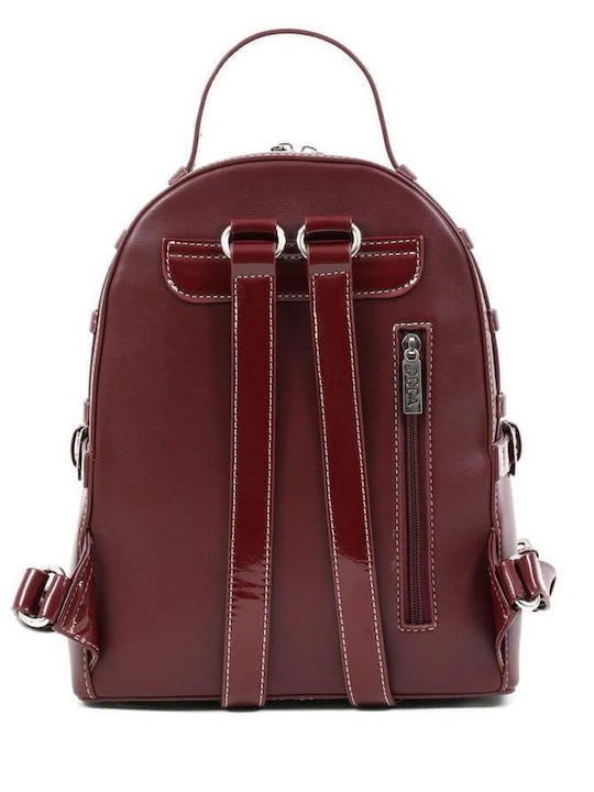 Doca Damen Tasche Rucksack Burgundisch