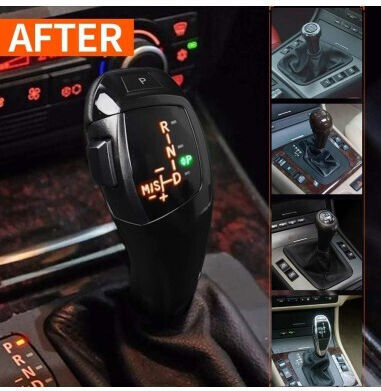 Mânere Schimbător Viteze Auto Pentru BMW E60 / E46 1998-2006 Negru