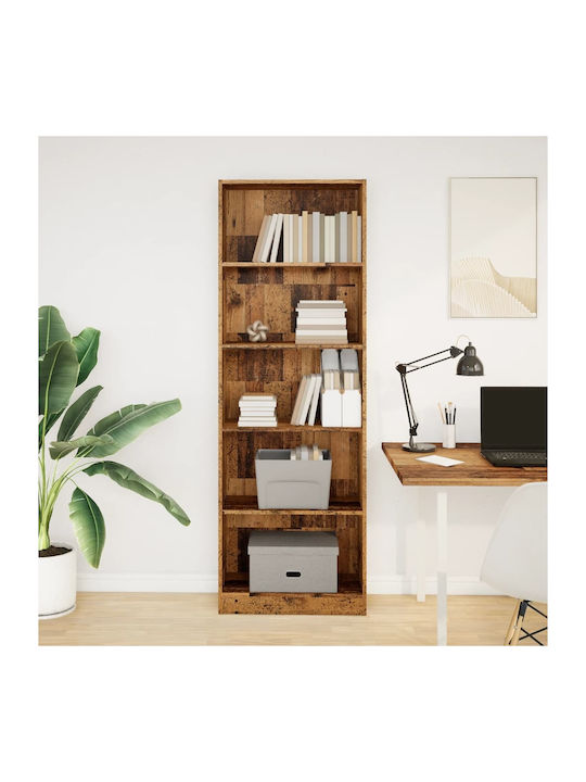 Bookcase Coffee 60x24x176cm