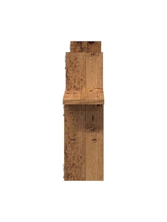 Wall Shelves Brown 2 Pieces 38x12x38 cm