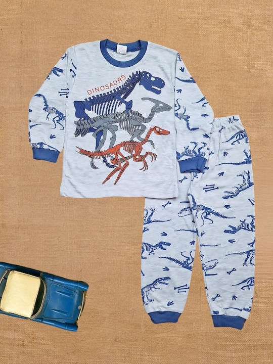 Supermini Pijama pentru copii De iarnă De bumbac RAF Dinosaurs