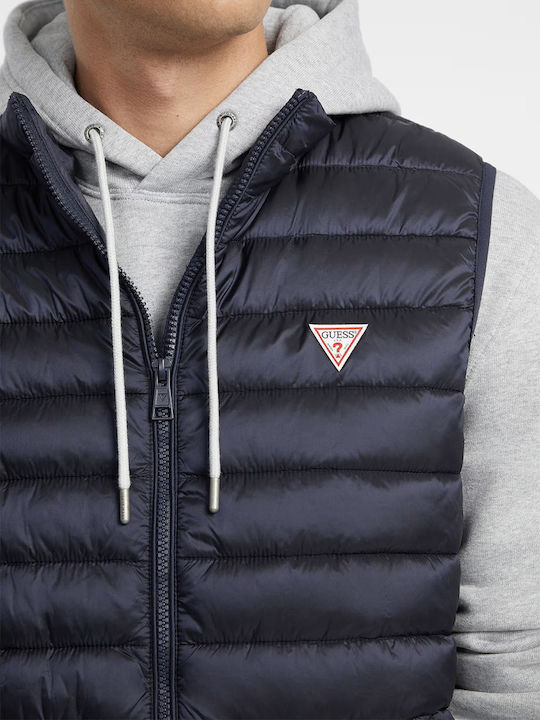 Αμάνικο Μπουφάν Puffer Navy Μπλε