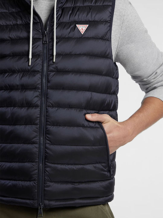 Αμάνικο Μπουφάν Puffer Navy Μπλε