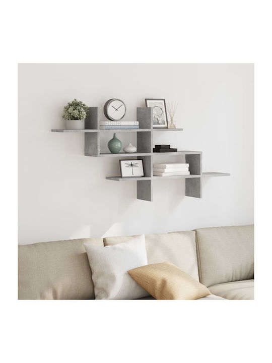 Shelf Wall Grey 124.5x18x60.5cm