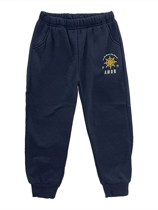 Ustyle Kids Sweatpants Set Blue