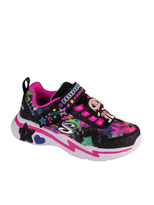 Skechers Παιδικά Sneakers Snuggle Sneaks Skech Μαύρα