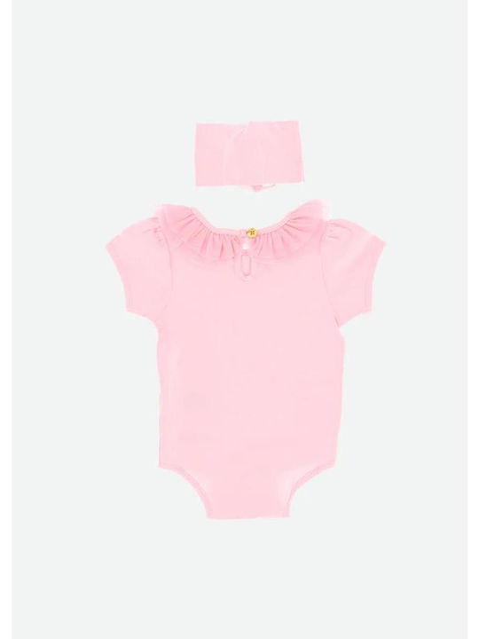 Angel's Face Baby Bodysuit Clementine, Fairy Pink