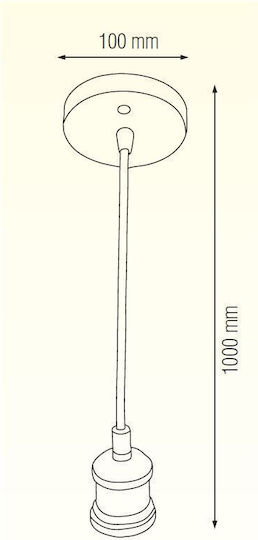 Tesla Old Bronze Hanging Pendant Lamp Max 60 W Tesla Old Bronze Hanging Pendant Lamp Max 60 W