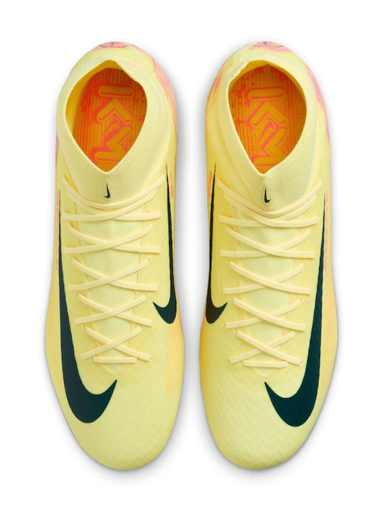 Nike Mercurial Superfly 10 Academy Kylian Mbappé Pantofi de Fotbal cu crampoane Lt Laser Orange / Armory Navy