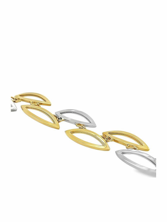 Xryseio Дамско Гривна от Бяло злато 14K