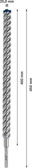 Bosch Expert Sds Plus-7x Hammer Drill Bit 25x400x450mm