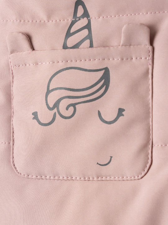 Kinder Freizeitjacke mit Kapuze Pink