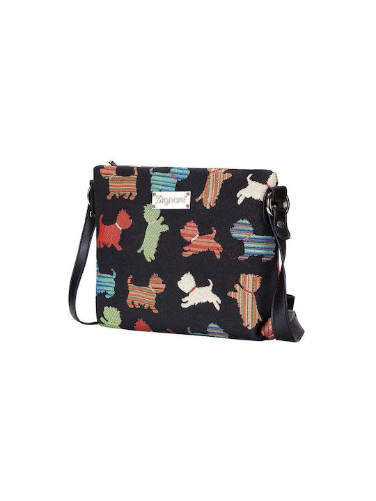 Signare Playful Puppy Damen Tasche Crossbody Blau