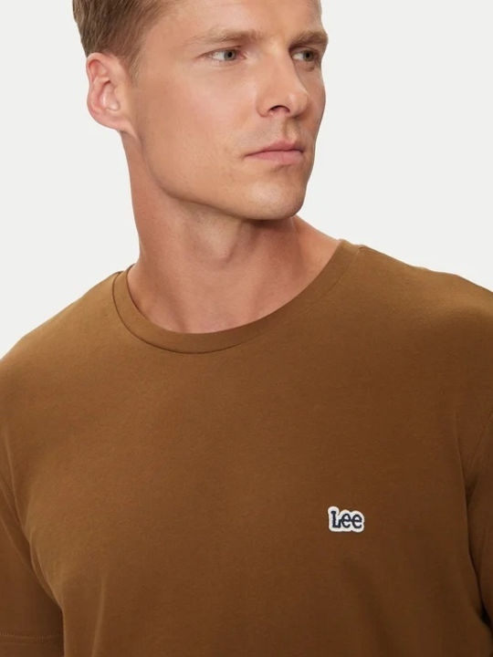 Patch Logo T-shirt Καφέ