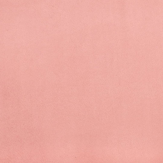 Vidaxl Taschenfederkernmatratze Rosa 140x220x20cm Samt 1 Stk Doppel Rosa