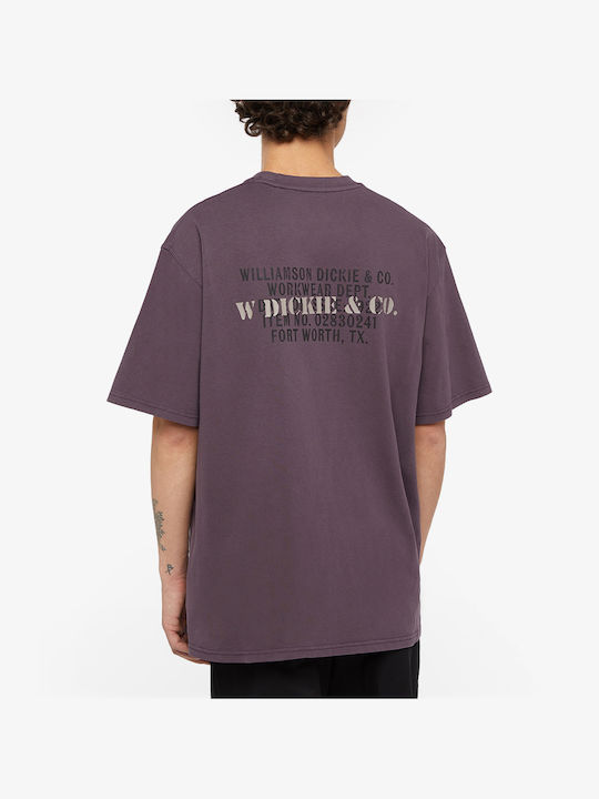 Dickies Men's Short Sleeve T-shirt Plum Perfect