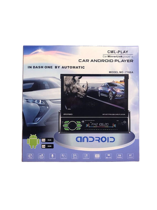 Ecran 2+32g+cp 7188a Clm-play Radio Auto 1 DIN (Bluetooth/USB)