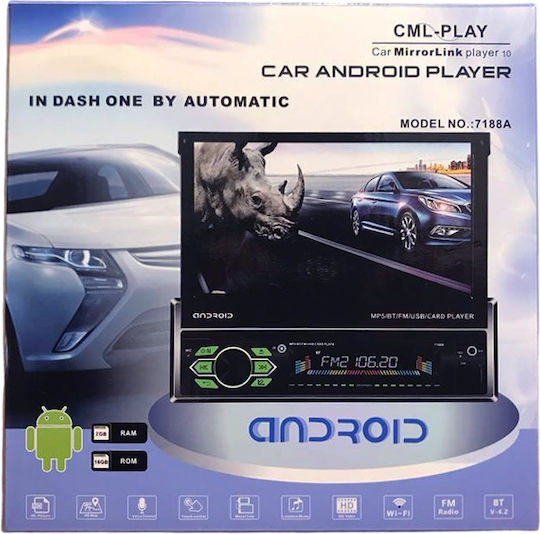 Οθόνη 2+32g+cp 7188a Clm-play Ραδιόφωνο Αυτοκινήτου 1 DIN (Bluetooth/USB)