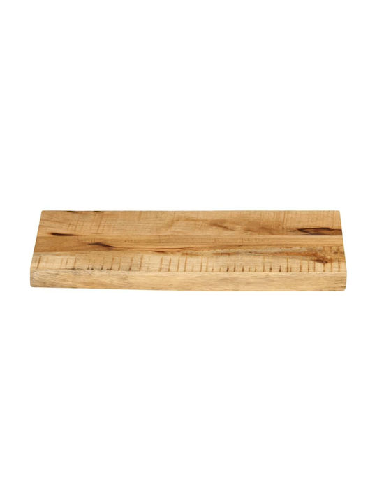 Vidaxl Επιφάνεια Τραπεζιού 40x20x3,8cm Live Edge Μασίφ Ξύλο Μάνγκο 1 Τεμ Καφέ