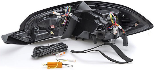 Junyan Πίσω Φανάρια Led για Ford Fiesta 2017-2021 2τμχ