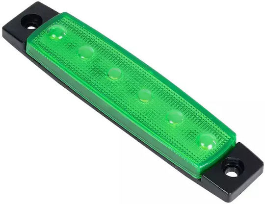 GloboStar Φως Όγκου Φορτηγού 24V - Πράσινο 79902