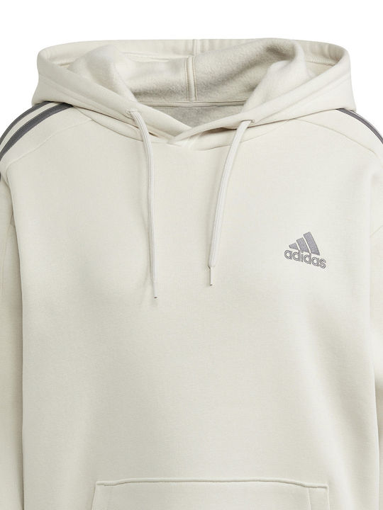 Adidas Men's Sweatshirt with Hood Ecru