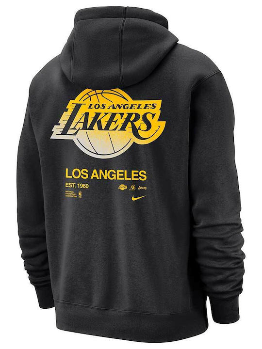 Nike Los Angeles Lakers Herren Sweatshirt mit Kapuze Schwarz