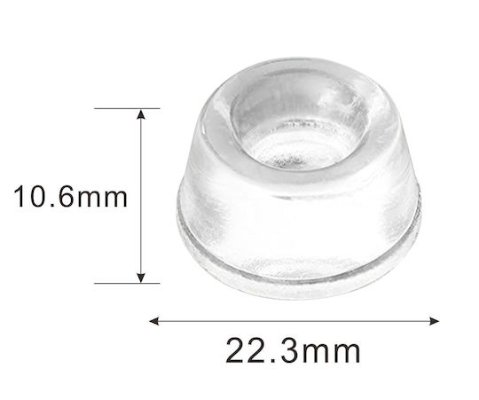Tpster Stoßdämpfer Runde mit Aufkleber und Durchmesser 22.3mm 4Stück 17230 Tpster Stoßdämpfer Runde mit Aufkleber und Durchmesser 22.3mm 4Stück 17230