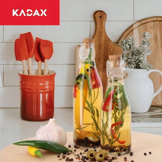 Kadax Σετ Λαδόξιδο Γυάλινο με Ροή 225ml