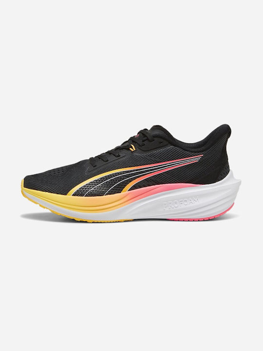 Puma Darter Pro Ανδρικά Αθλητικά Παπούτσια Running Μαύρα